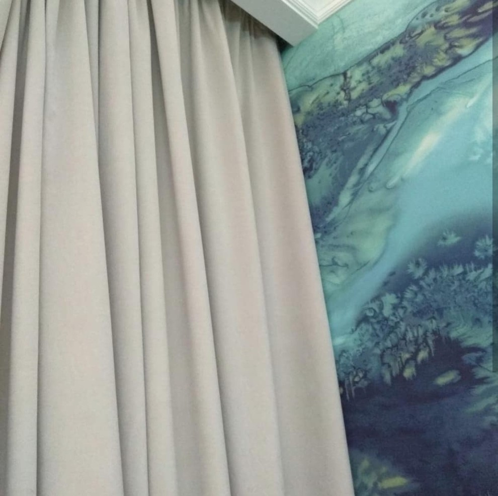 Портьеры из узких тканей