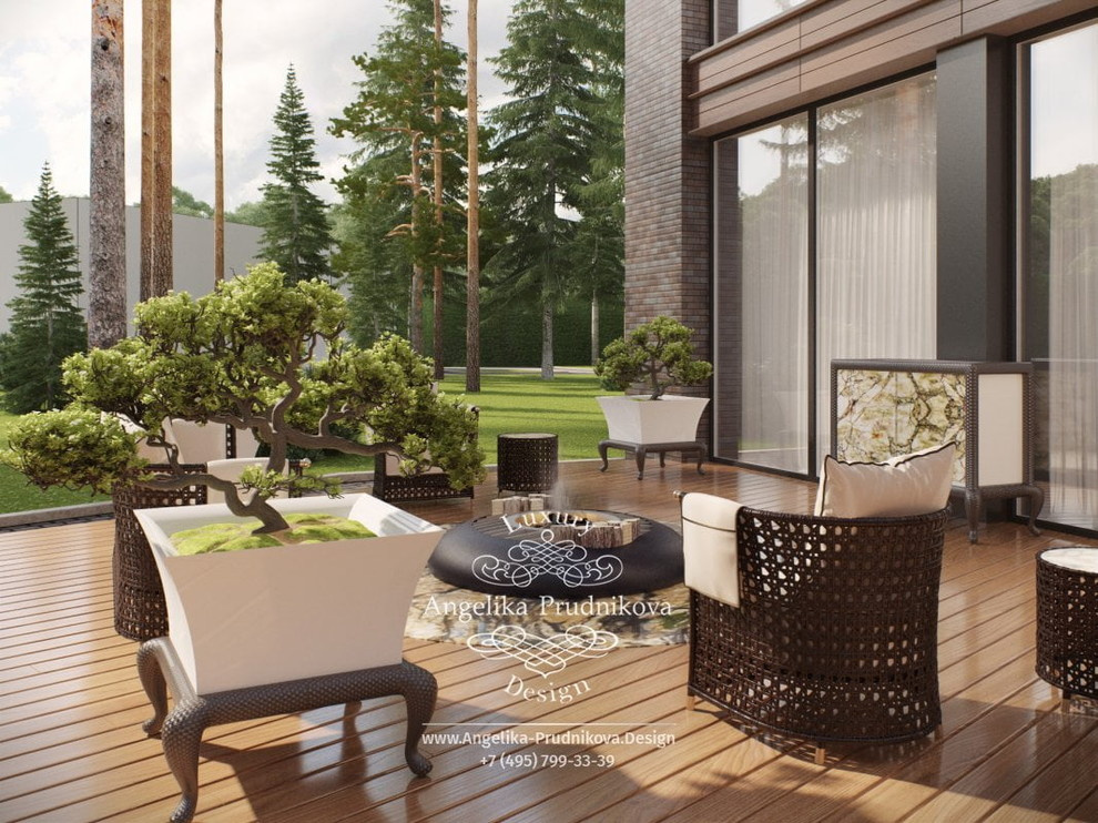 Дизайн-проект экстерьера Резиденции в хвойном лесу