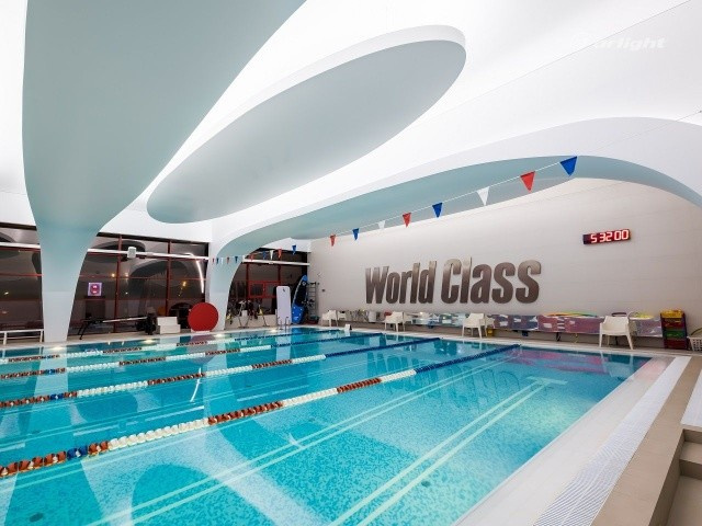 Освещение спорт-клуба World Class