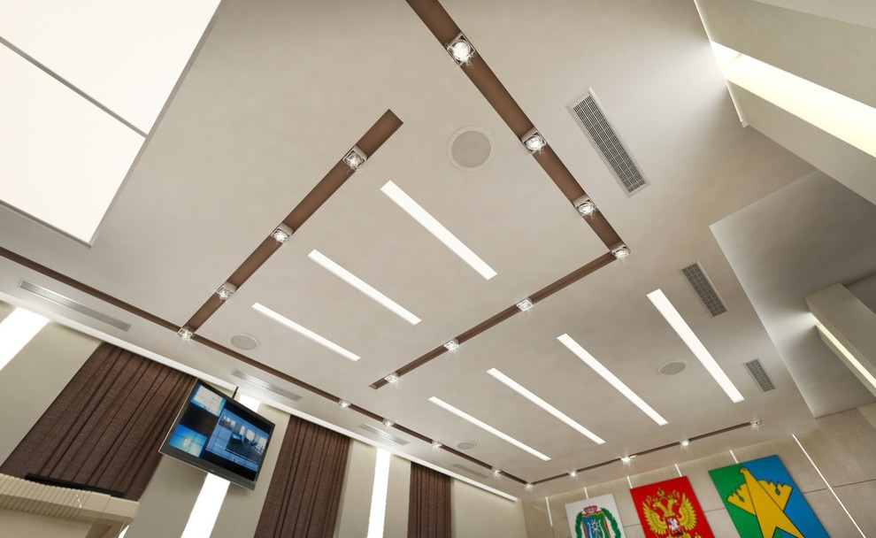 Световые линии в потолках