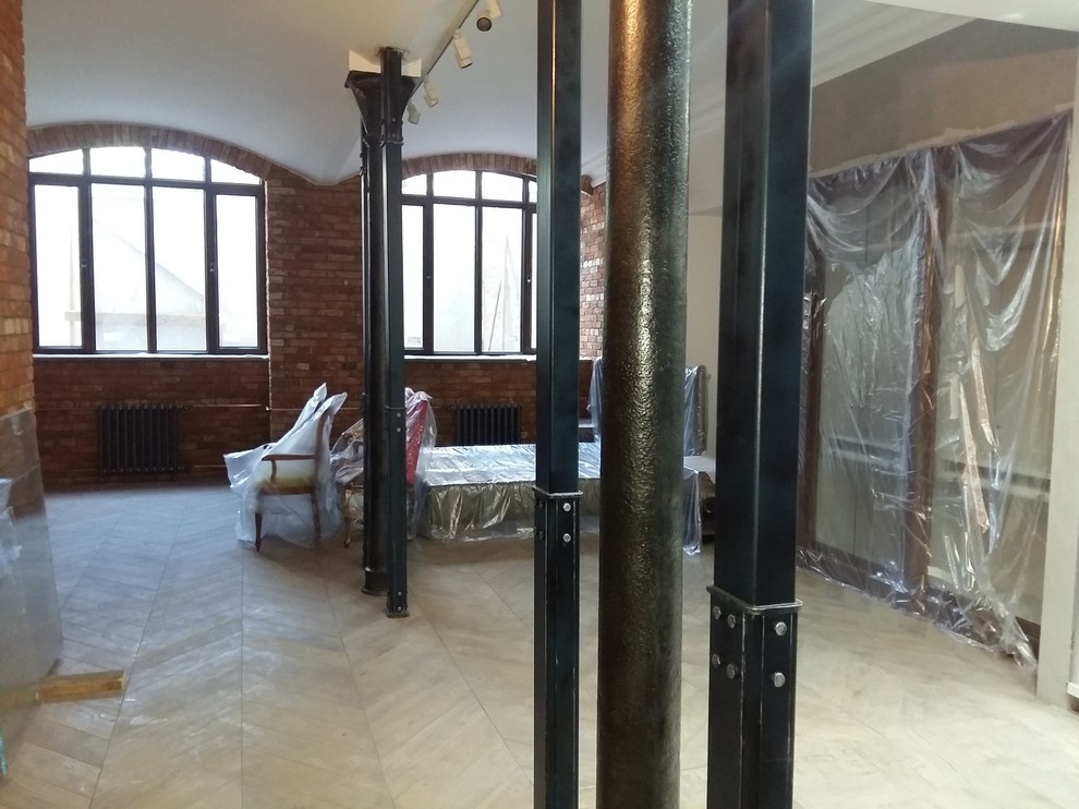 Отделка лофта по проекту бюро Август Проект