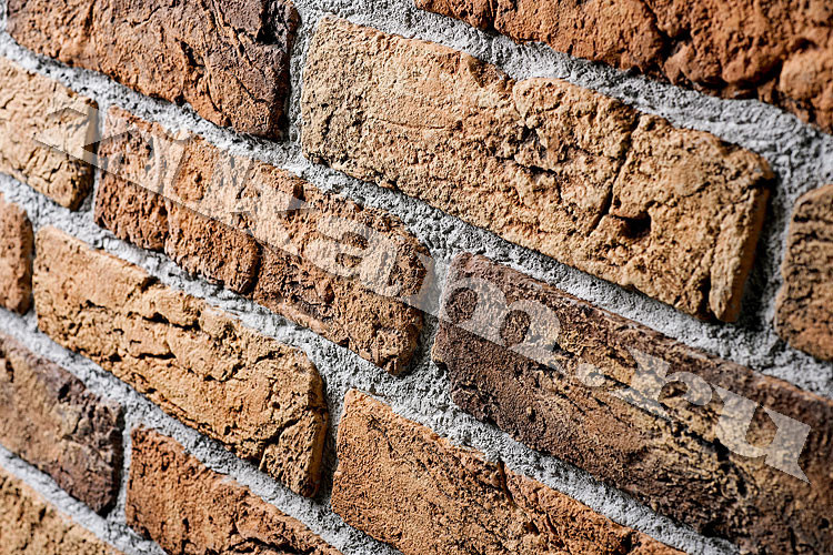 Кирпич СТАРЫЙ - Thin Brick Art. K 102