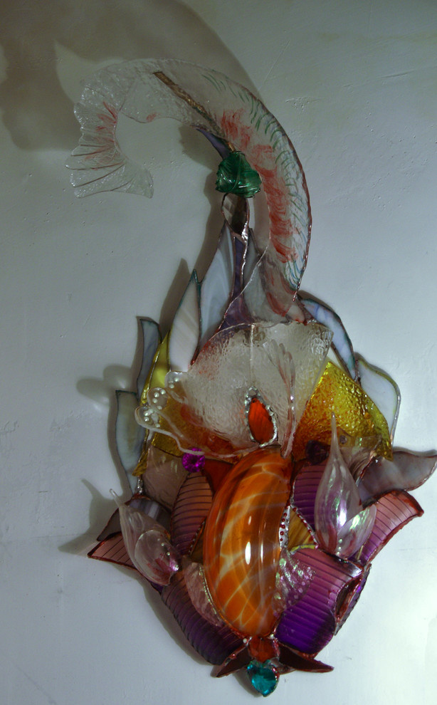 Обьемный витраж-витражные лампы в стиле тиффани.