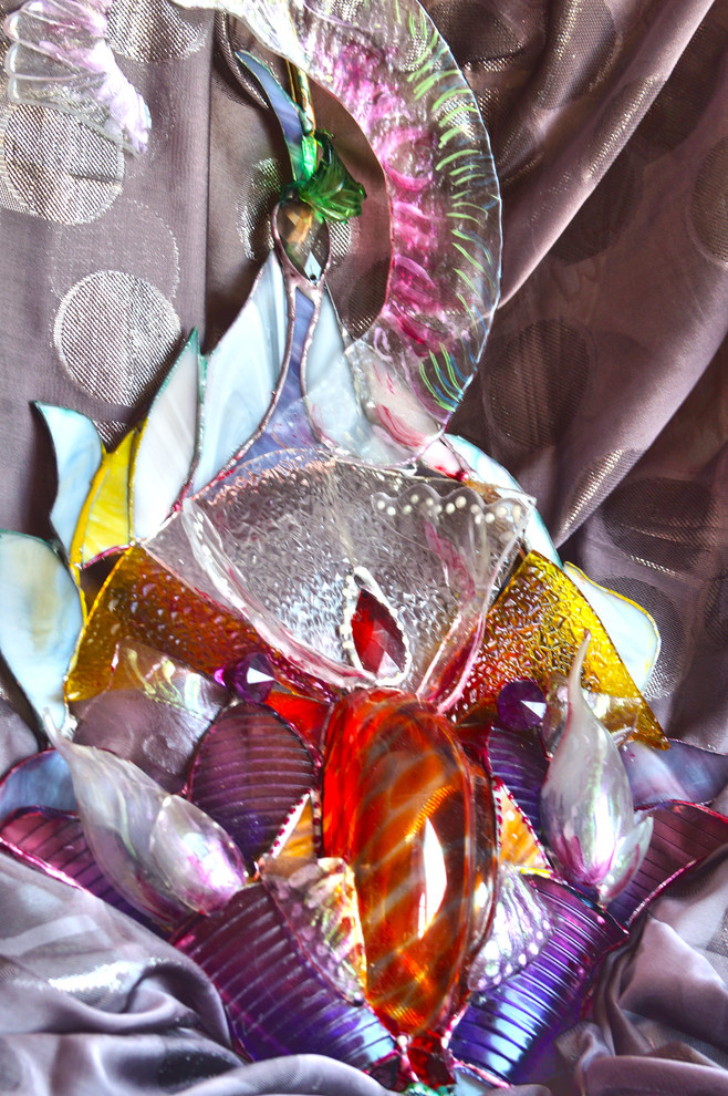 Обьемный витраж-витражные лампы в стиле тиффани.