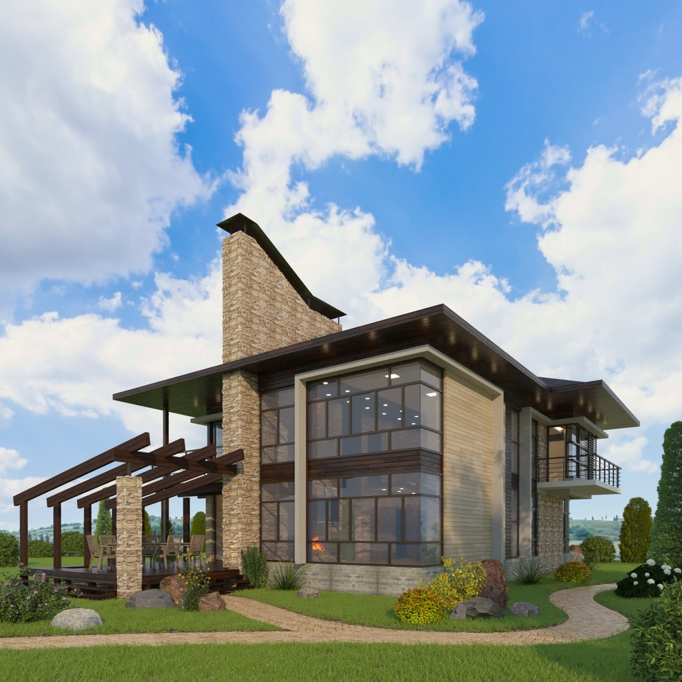 Дом в экостиле