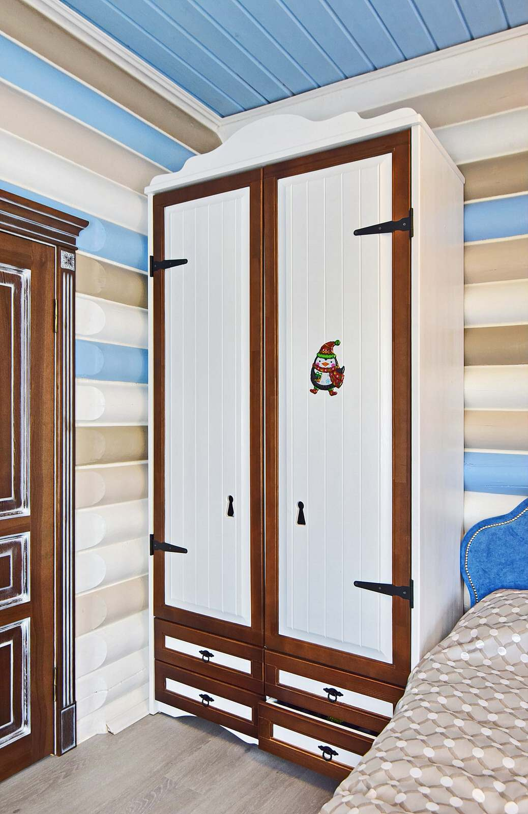 Интерьер дома из сруба