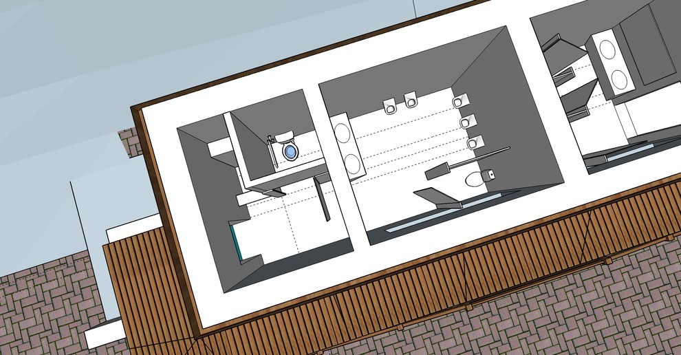 Реконструкция туалета на городском пляже