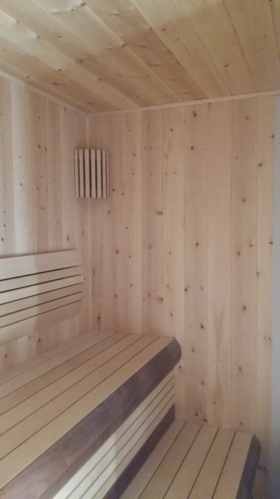 Отделка сауны гималайской солью