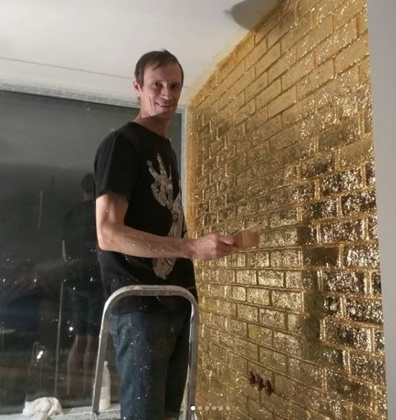 Мосфильмовская. Золочение клинкера