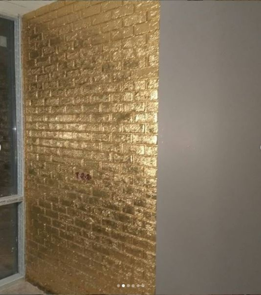 Мосфильмовская. Золочение клинкера