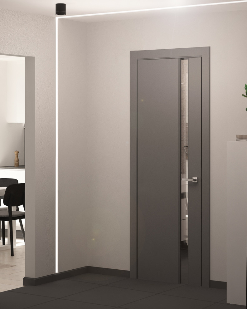 Строгий минимализм. Квартира-студия для молодого человека. Тюмень 2019г.