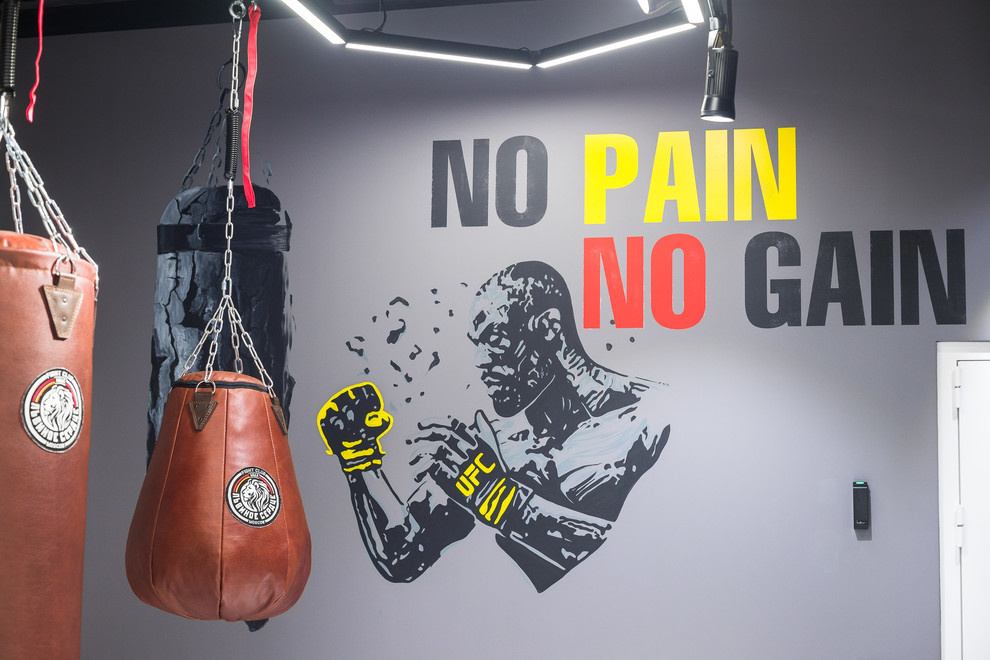 Роспись фитнес-клуба Львиное сердце