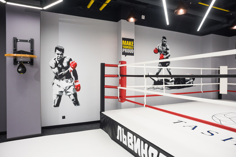 Роспись фитнес-клуба Львиное сердце