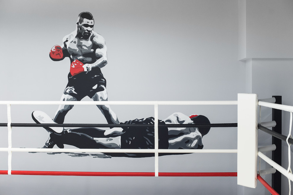 Роспись фитнес-клуба Львиное сердце