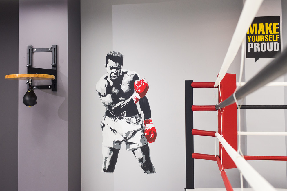Роспись фитнес-клуба Львиное сердце