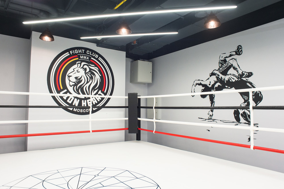 Роспись фитнес-клуба Львиное сердце