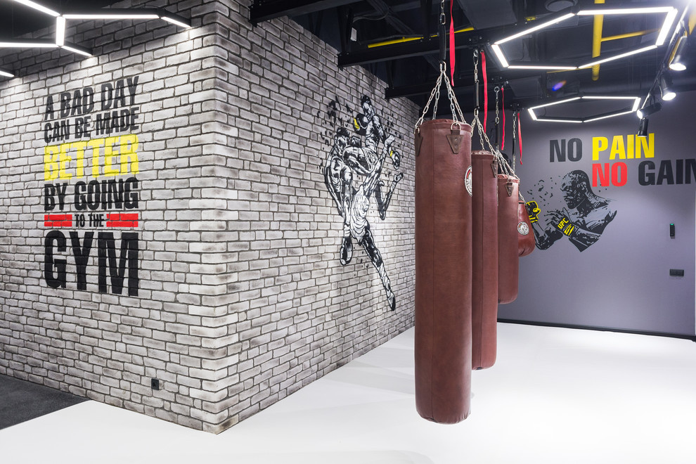 Роспись фитнес-клуба Львиное сердце