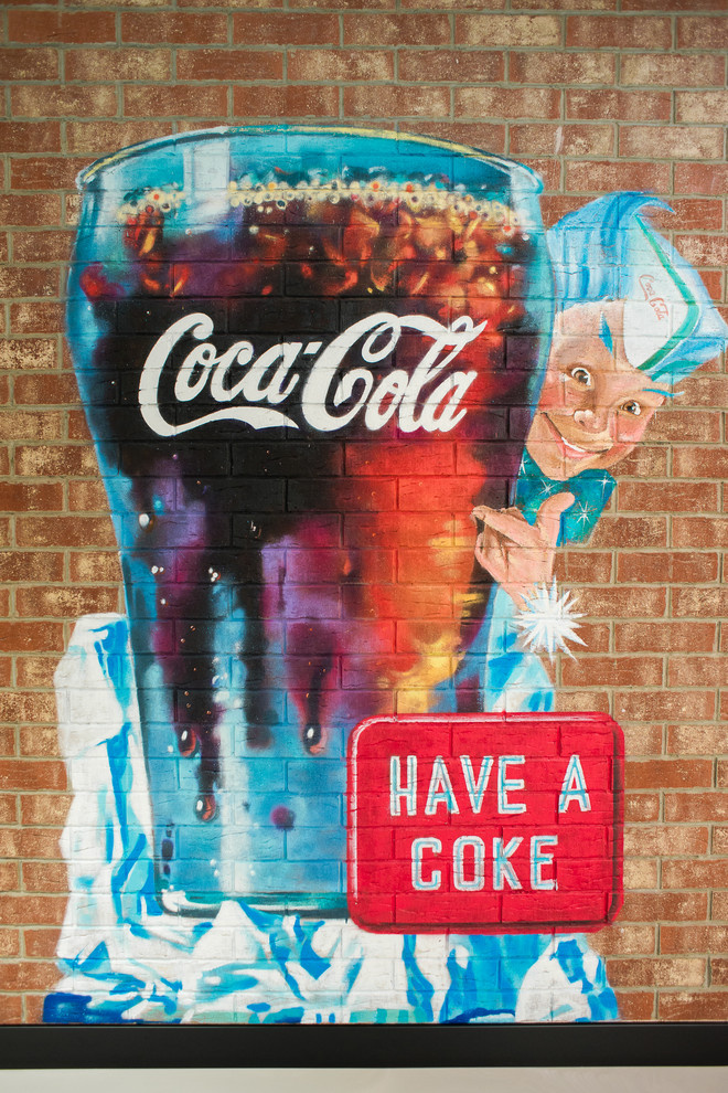 Роспись офиса Coca-cola в Москве