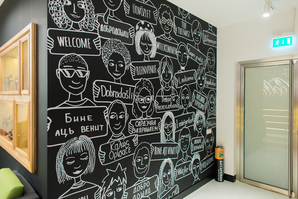 Роспись офиса Coca-cola в Москве