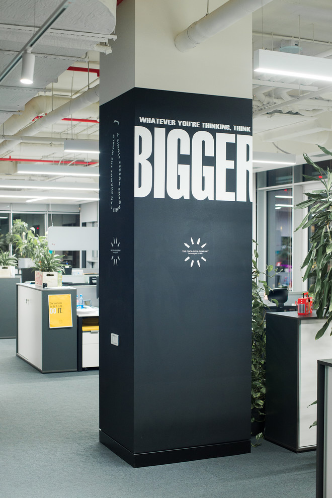 Роспись офиса Coca-cola в Москве