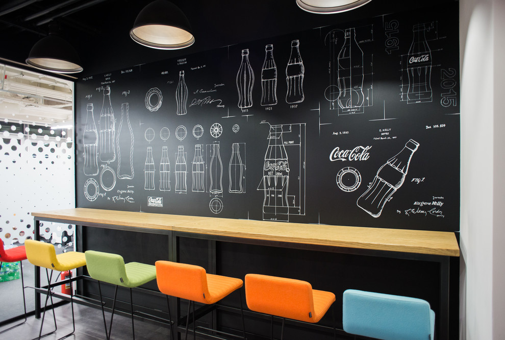 Роспись офиса Coca-cola в Москве