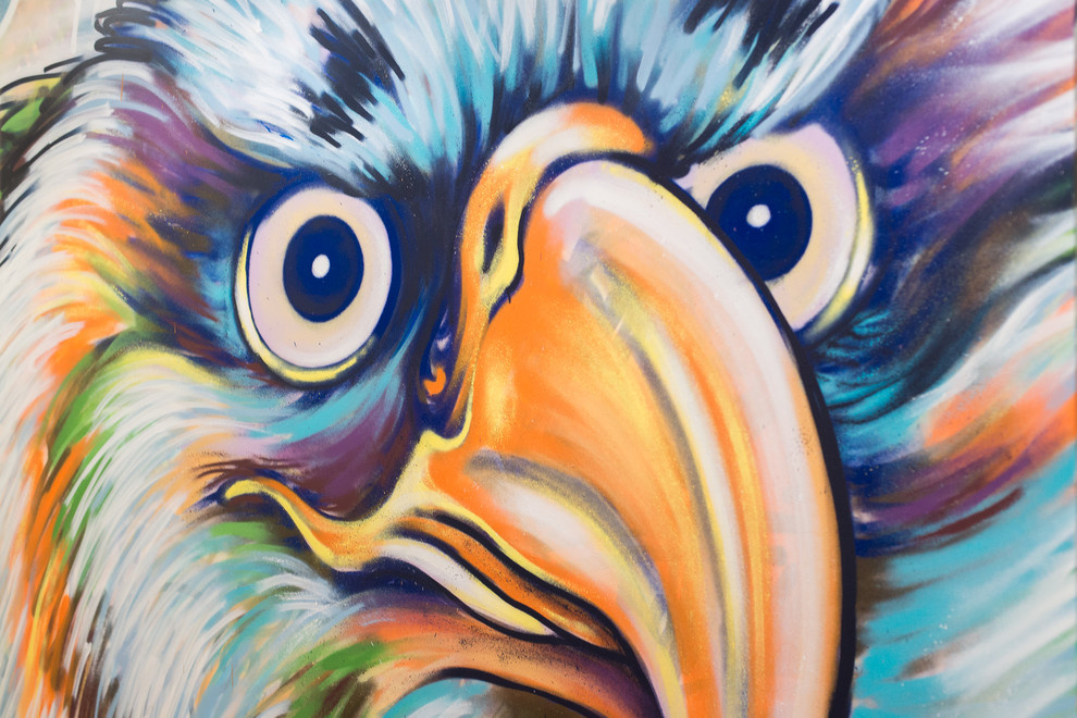 Граффити в детском реабилитационном центре Арифметика добра