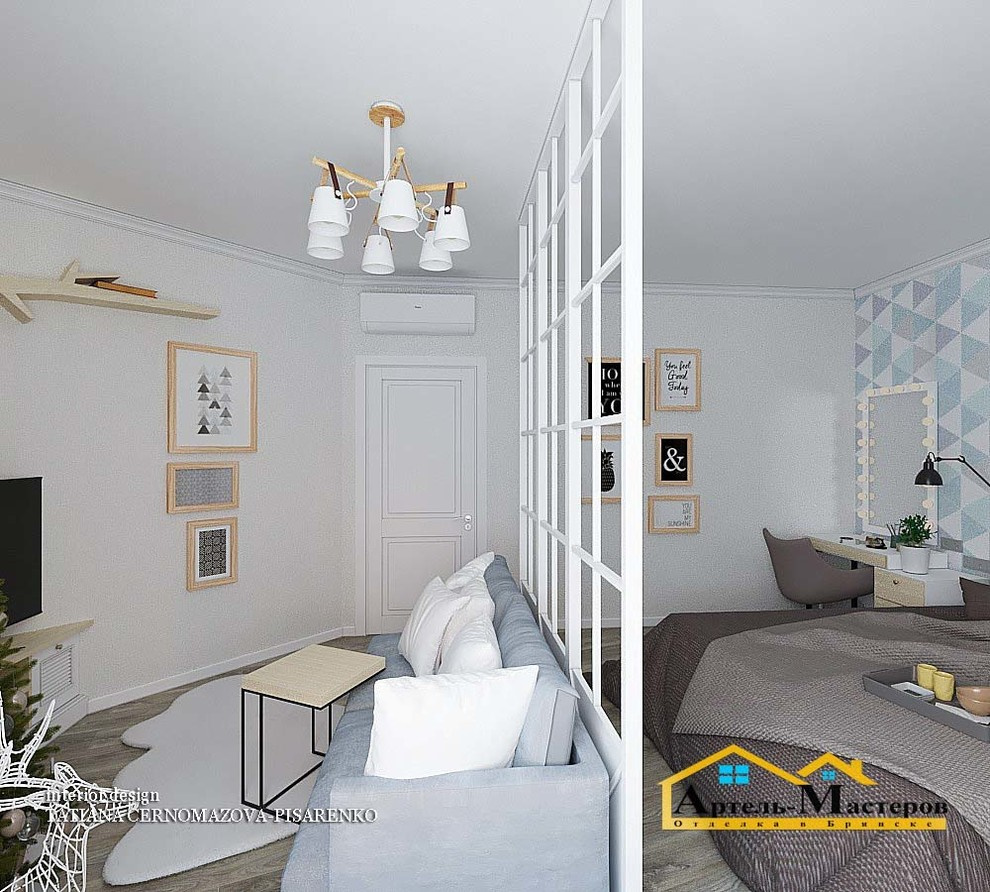 Дизайн-проект 2-х комнатной квартиры и ремонт по адресу Степная 12
