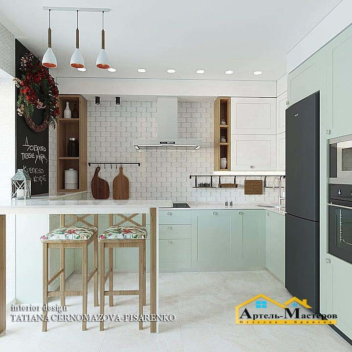 Дизайн-проект 2-х комнатной квартиры и ремонт по адресу Степная 12