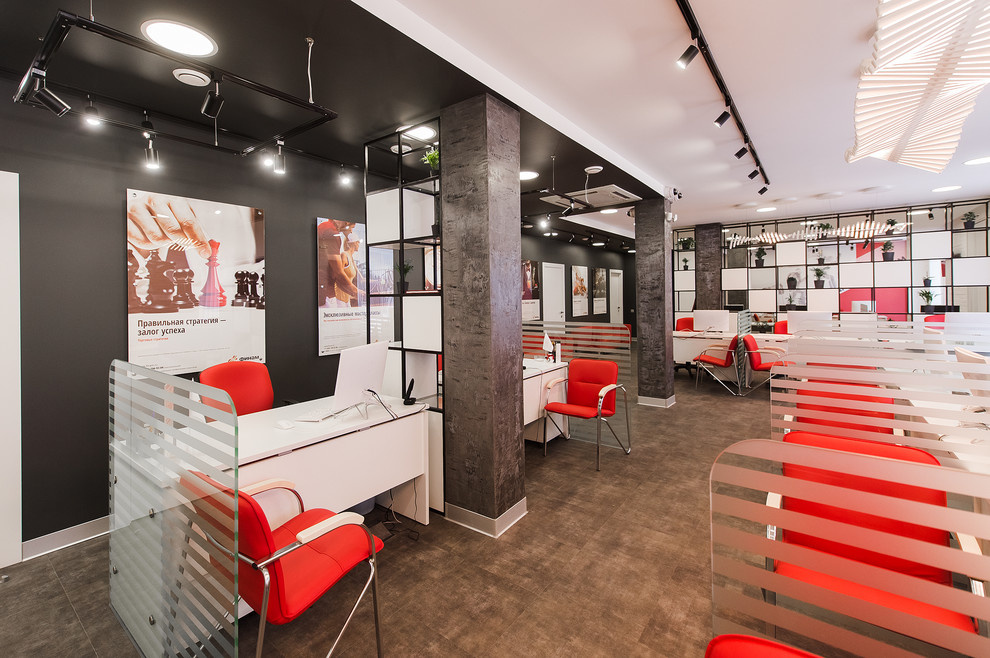 Интерьер банка Финам