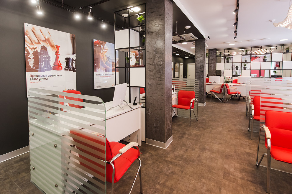 Интерьер банка Финам