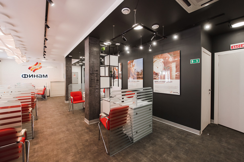 Интерьер банка Финам