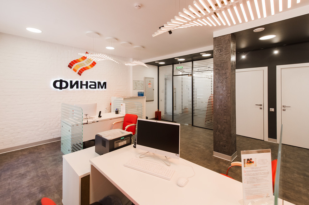 Интерьер банка Финам
