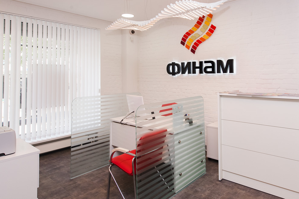 Интерьер банка Финам
