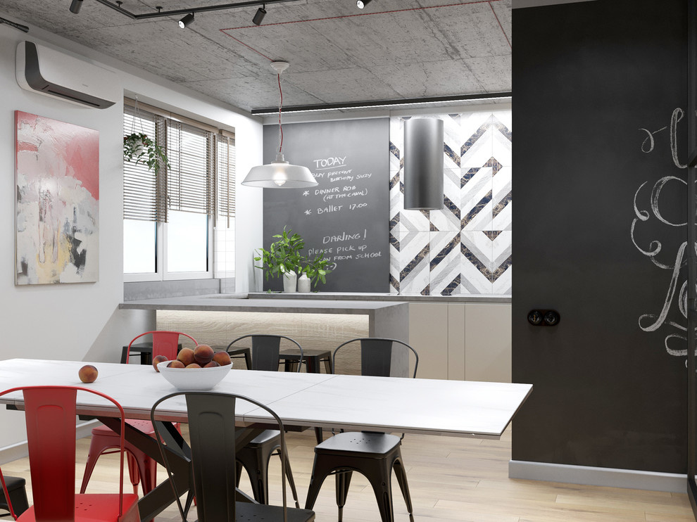 кухня-столовая / NJ Apartment_100 м2