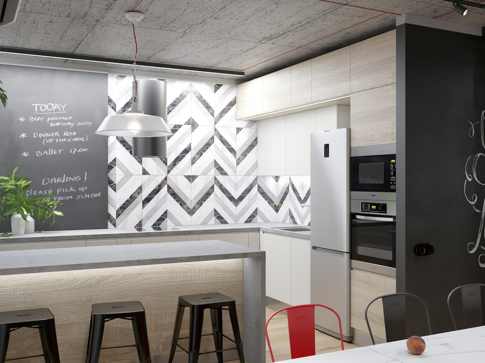 кухня-столовая / NJ Apartment_100 м2