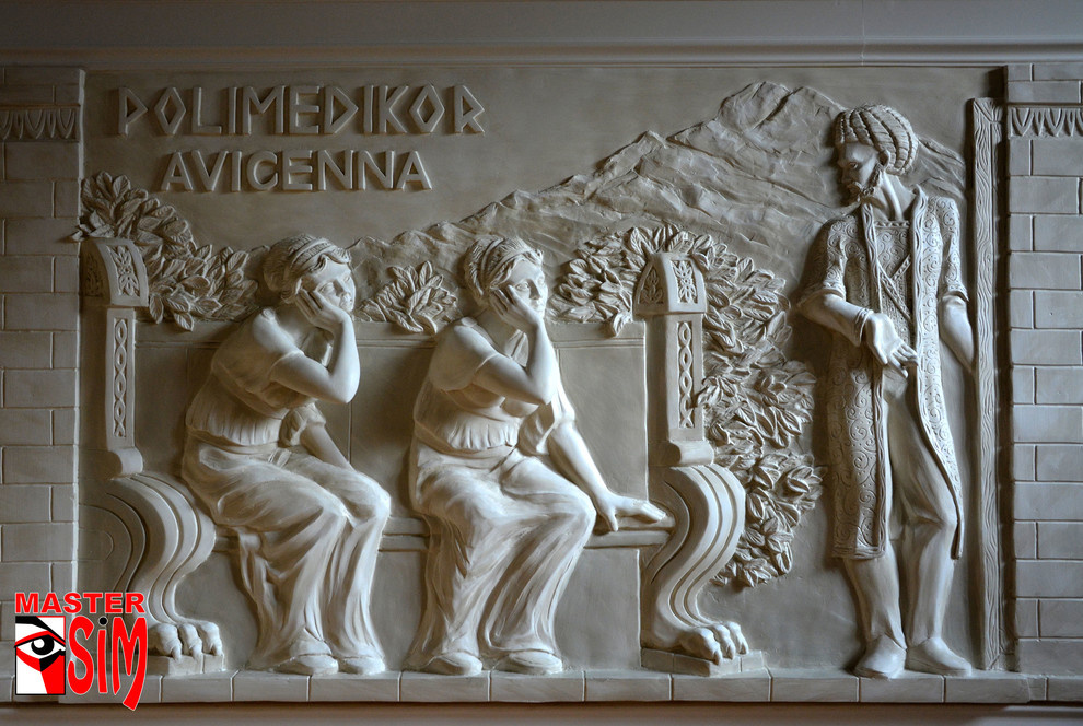 Обложка проекта: Барельеф в Санкт Петербурге Стоматология Полимедикор