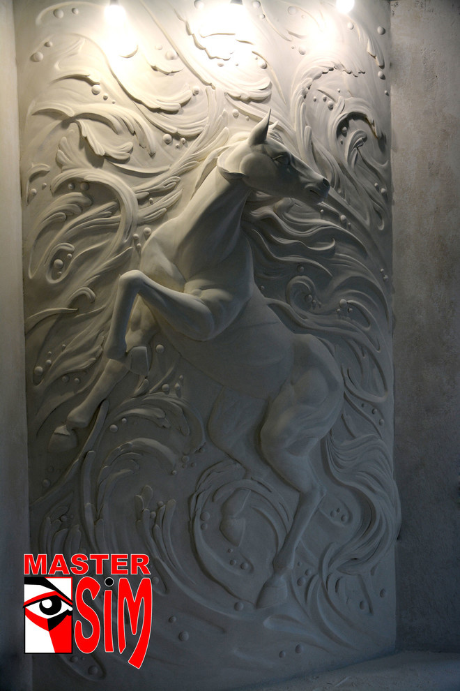 Барельеф лошадь