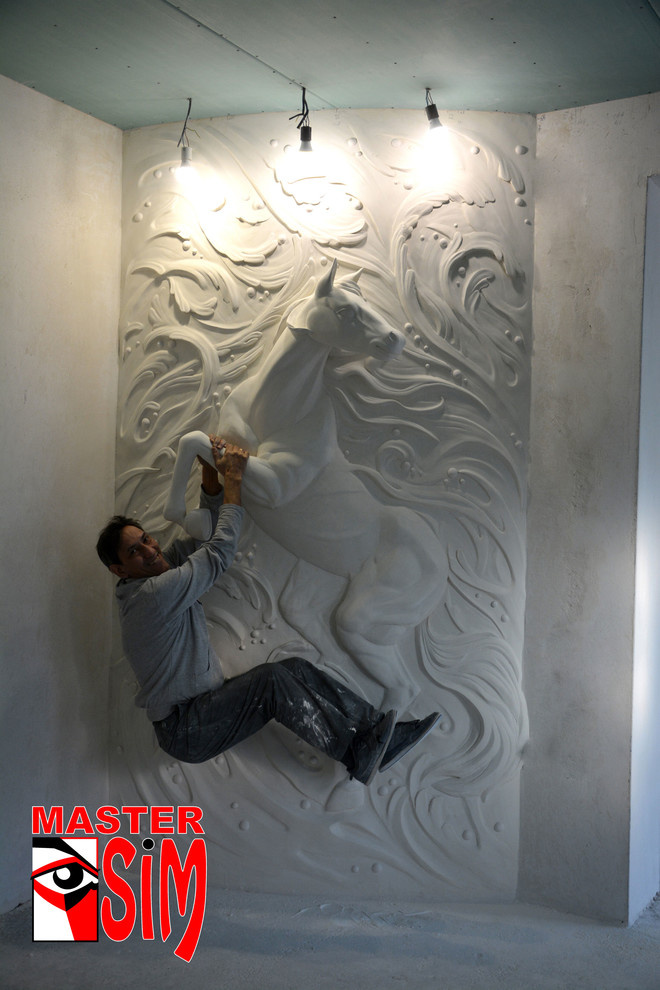 Барельеф лошадь