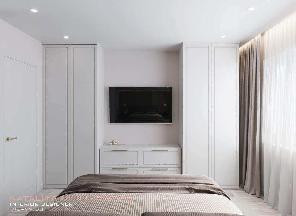 Проект спальни 13 кв.м.