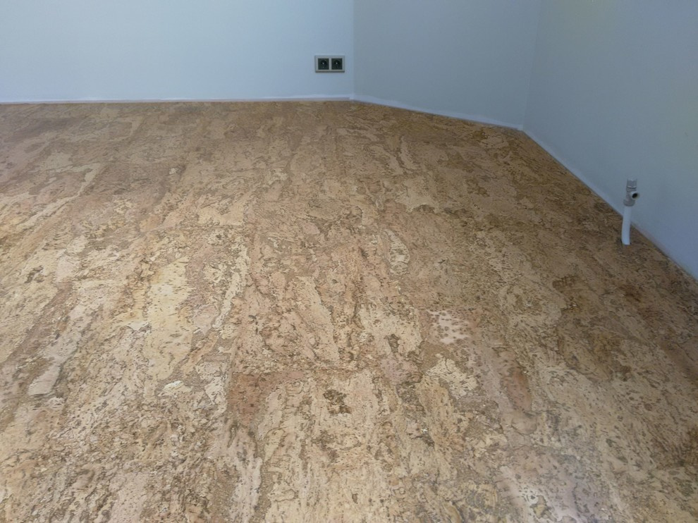 Клеевой пробковый пол