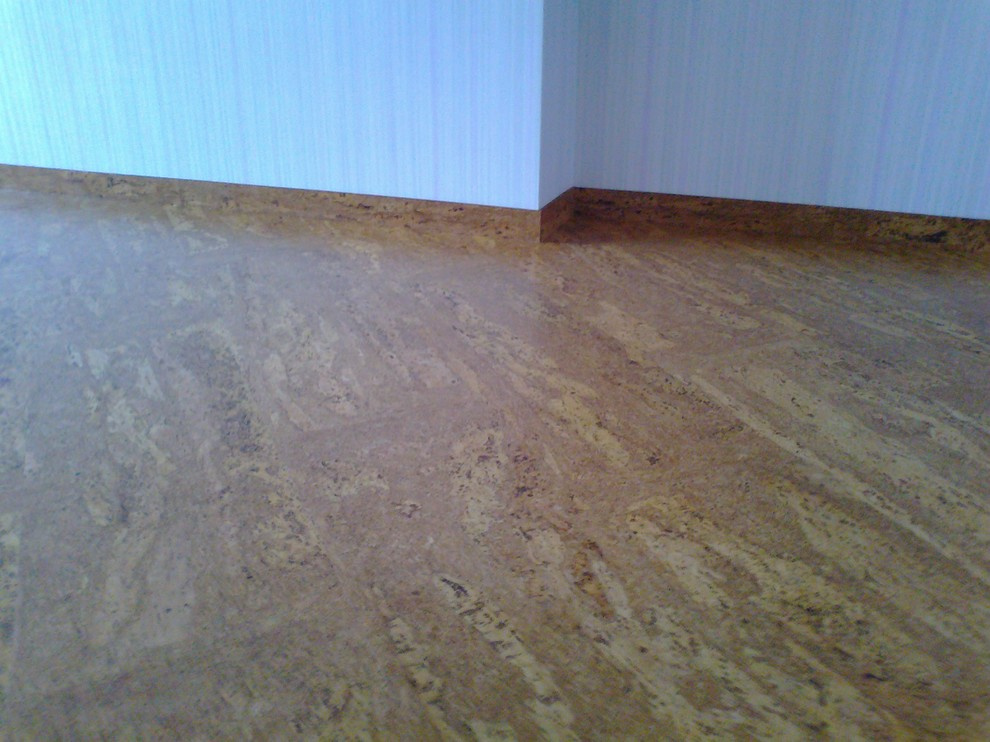 Клеевой пробковый пол