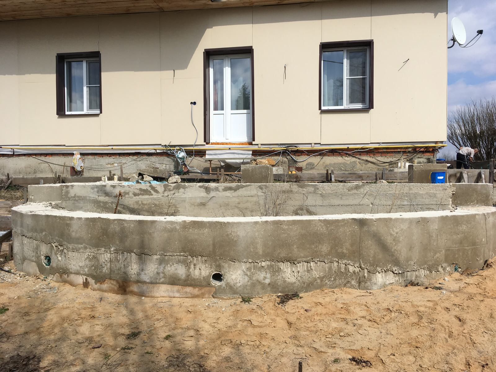 Сад в Старое Уткино Калужской области, процесс создания