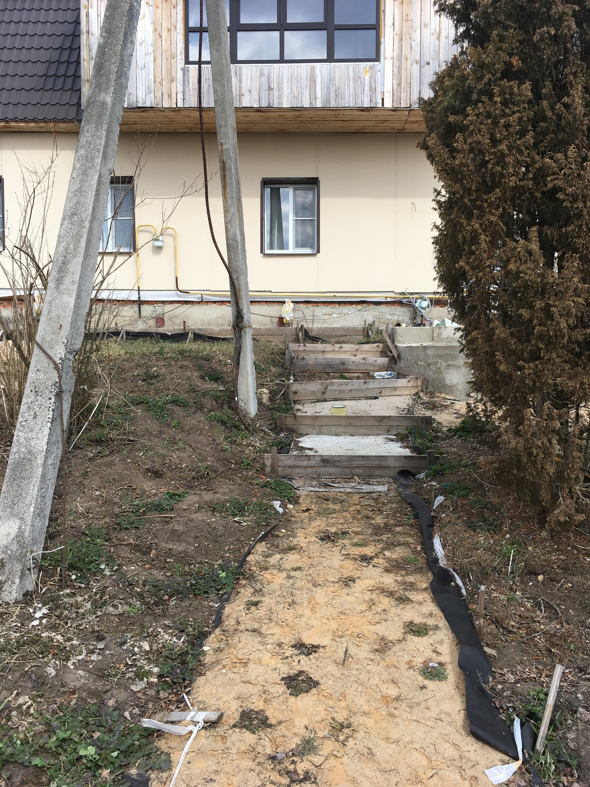 Обложка проекта: Сад в Старое Уткино Калужской области, процесс создания