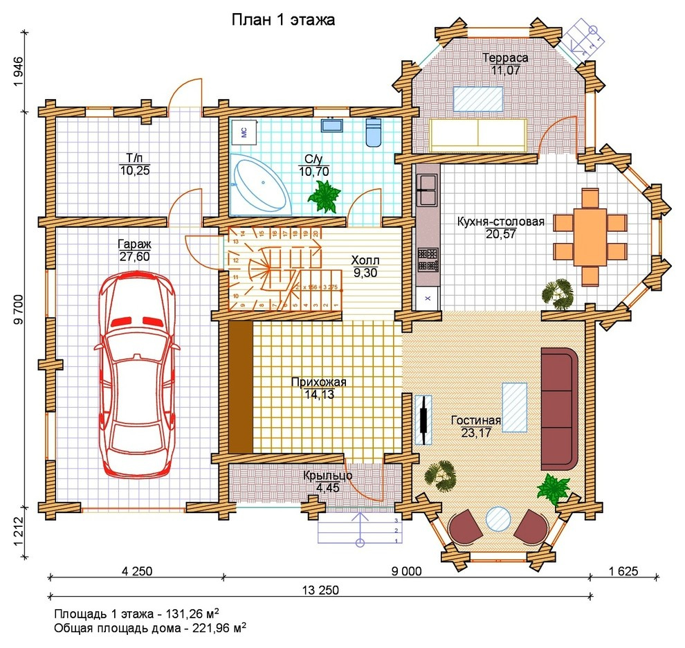 Деревянный загородный дом в г. Нижний Новгород