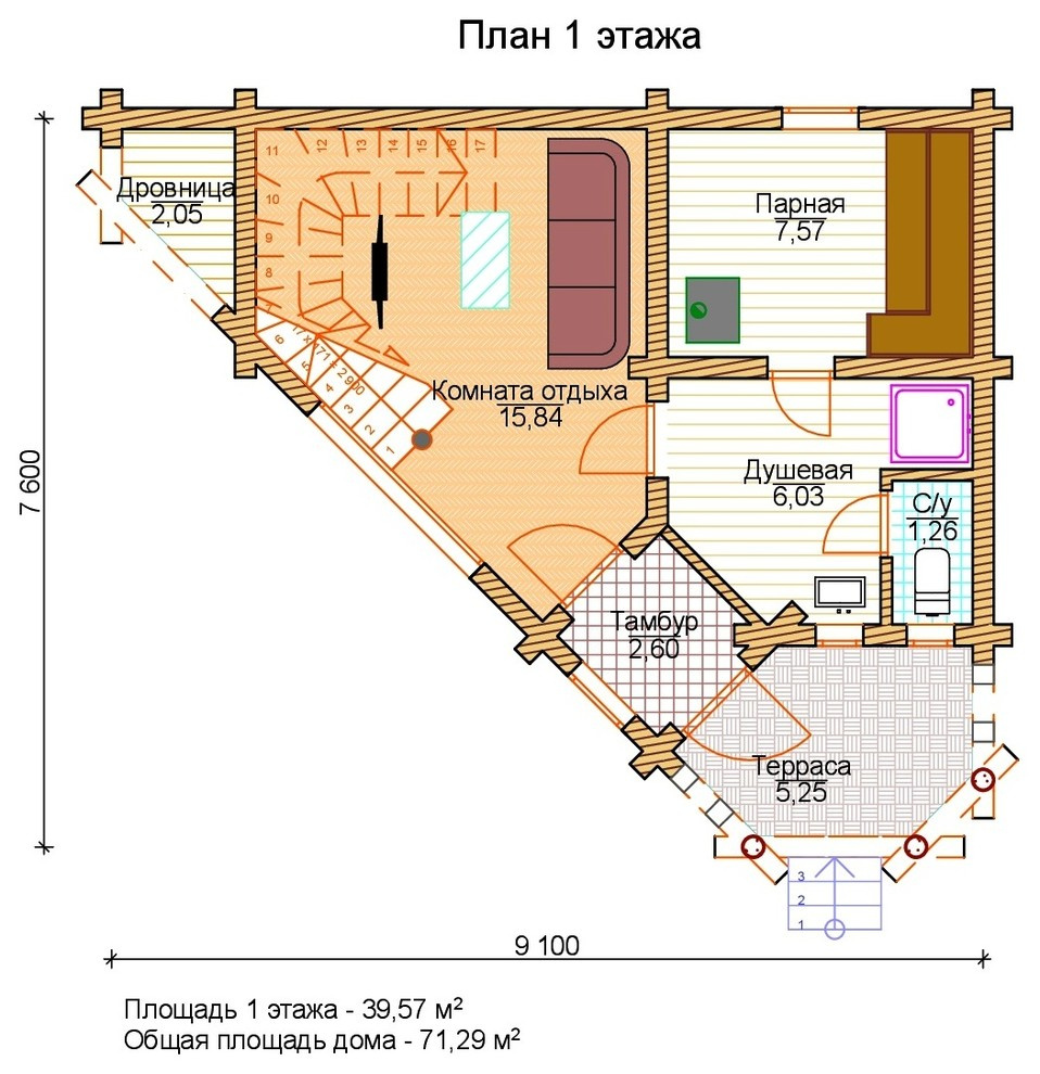 Баня из бревна г.Нижний Новгород