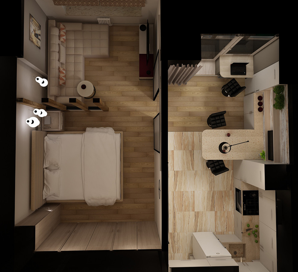 Однокомнатная квартира в городе Тамбов