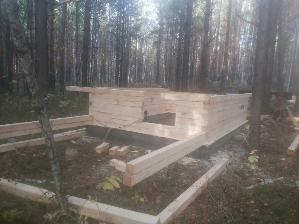 дачный домик в лесу