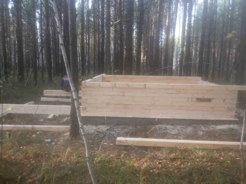 дачный домик в лесу