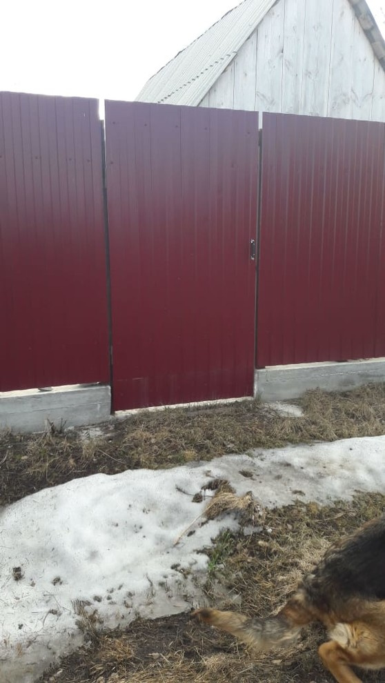 забор, ростверг, профлист 150м