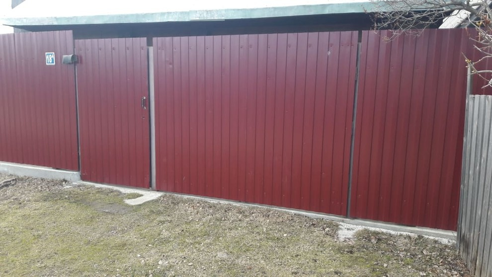 забор, ростверг, профлист 150м